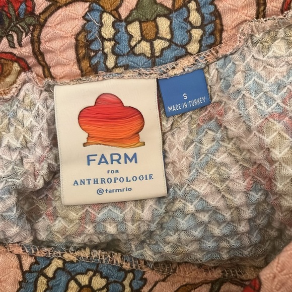 Farm Rio x Anthropologie Mixed Print Peacock Skirt - Picture 6 of 6